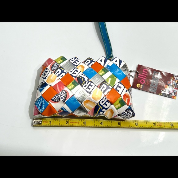 Nahui Ollin Hershey’s Jolly Rancher Candy Wrapper Wristlet NEW - Picture 6 of 9